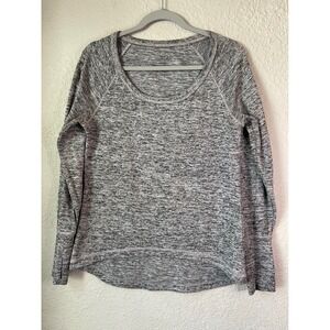 Athleta Gray Heathered Long Sleeve Thumbhole Athletic‎ Top Women's Athletic